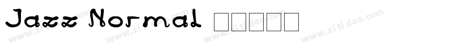 Jazz Normal字体转换